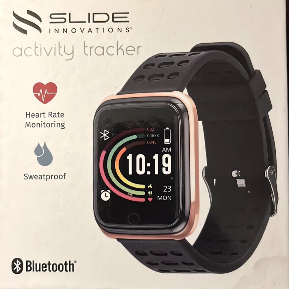 Slide activity tracker smart watch NIB
